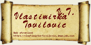 Vlastimirka Tovilović vizit kartica